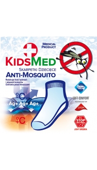 Skarpetki KIDSMED bawełniane Anti-Mosquito Mod.  roz.13-17cm